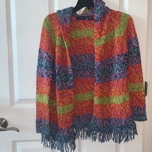 American Girl by Next Era Fringe sweater Large